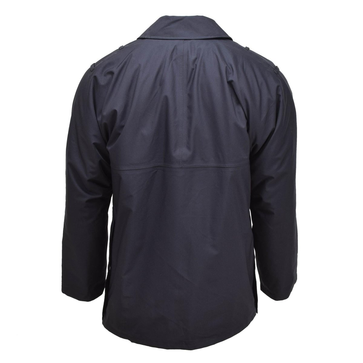 Original British Military Rain Jacket Police Solid Black Fode Waterproof Coat