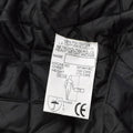 Original British Military Rain Jacket Police Solid Black Fode Waterproof Coat