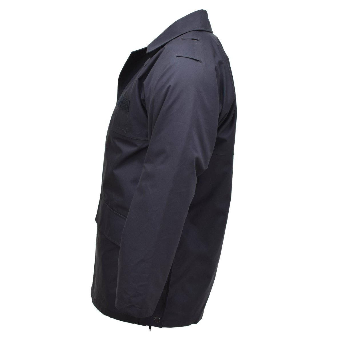 Original British Military Rain Jacket Police Solid Black Fode Waterproof Coat