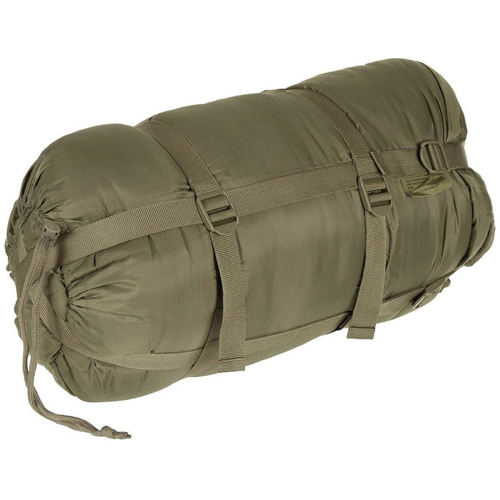 Original brittisk militär sovsäck Kompressionssäck Komfort -15°C Olive - GoMilitar
