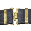 Original British Military webbing tactical belt troops combat quick release Blue - GoMilitar