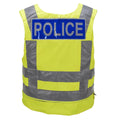 Original brittisk polisväst med dubbla ändamål High Vis Yellow