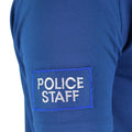 Original British Police T-shirt Blue Breattable Material Front Zip Guard Shirt