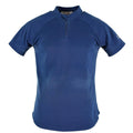 Original British Police T-shirt Blue Breattable Material Front Zip Guard Shirt
