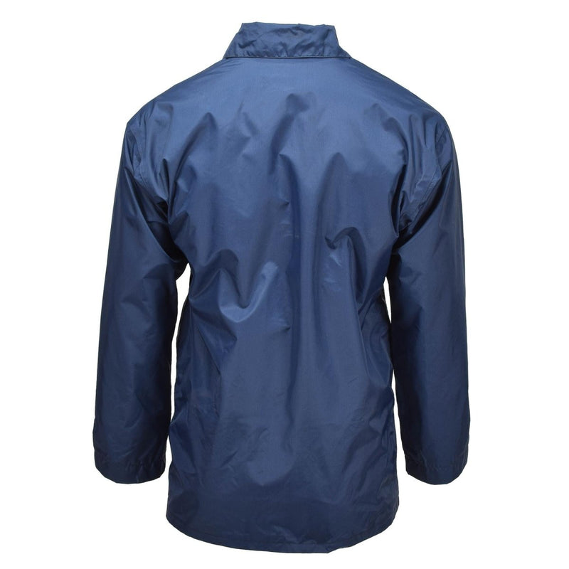 Original British Raf Jacket Vattentät foul weather Parka fodrad regnrock blå
