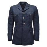 Original British RAF Military Parade Dress Jacket Vintage Formell Marinblå