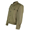 Original Bulgarian Army Field Troops Canvas Ike Jacket OD Militäröverskottsproblem