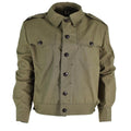 Original Bulgarian Army Field Troops Canvas Ike Jacket OD Militäröverskottsproblem