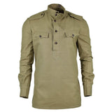 Original Bulgarian Army Olive Khaki Shirt Jacket Combat Military Long Sleeve