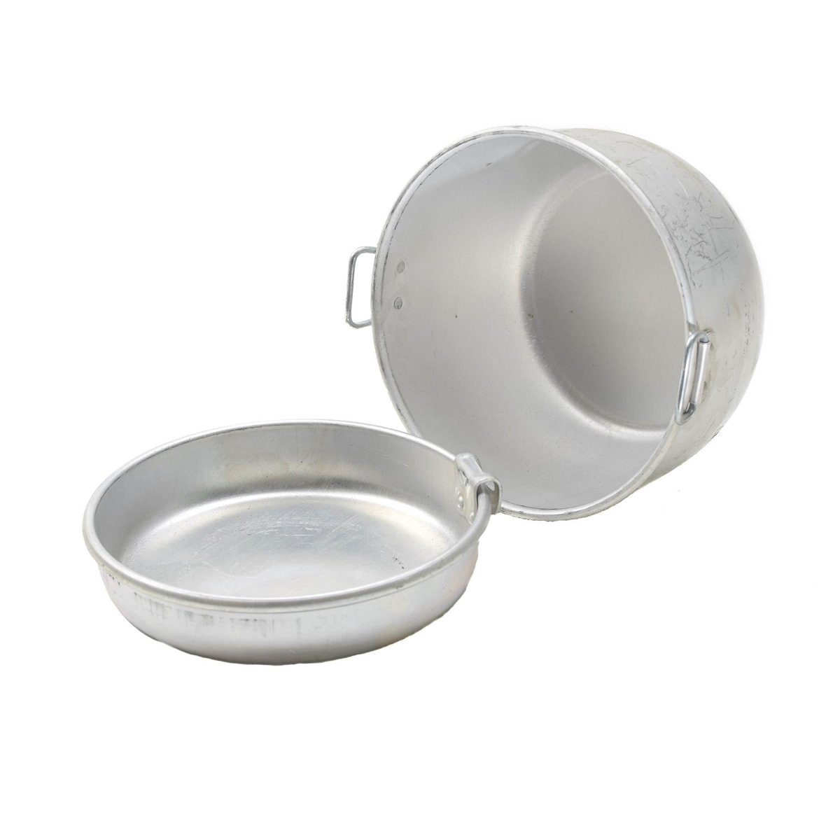 Original Bulgarian Military Vintage Mess Kit Vandring Camping Firepit Pot Pan New