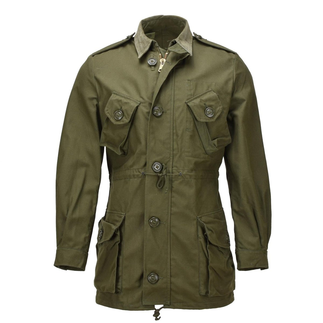 Original Kanadensisk Army Field Jacket Combat Military Surplus Olivgrön