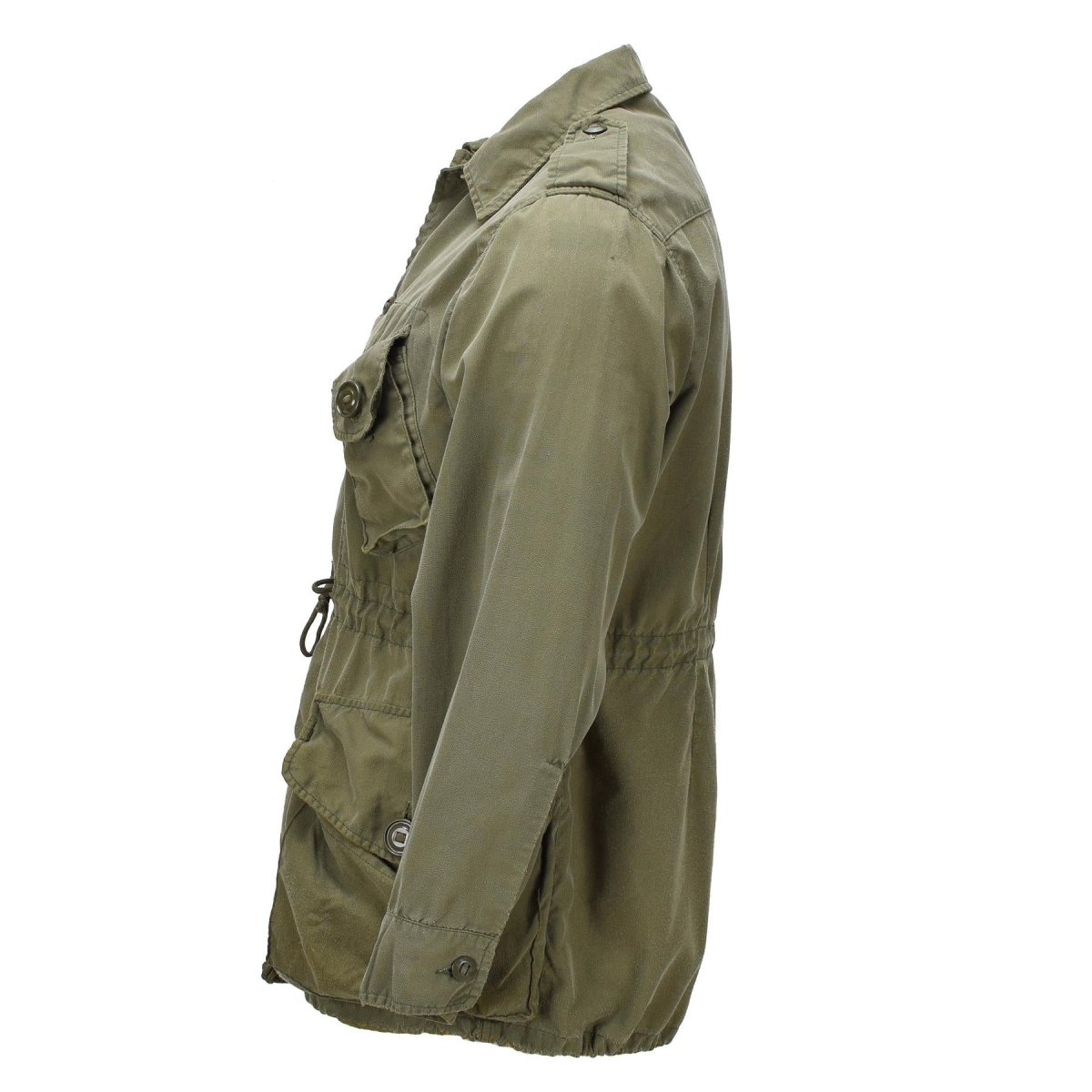 Original Canadian Army Field Jacket Cotton Military Surplus Olivgrön