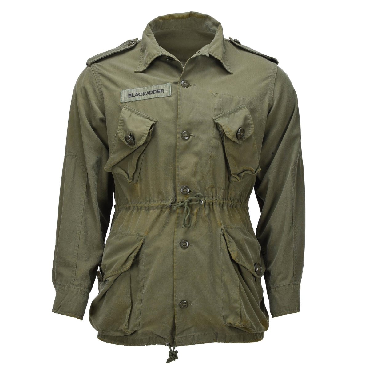 Original Canadian Army Field Jacket Cotton Military Surplus Olivgrön