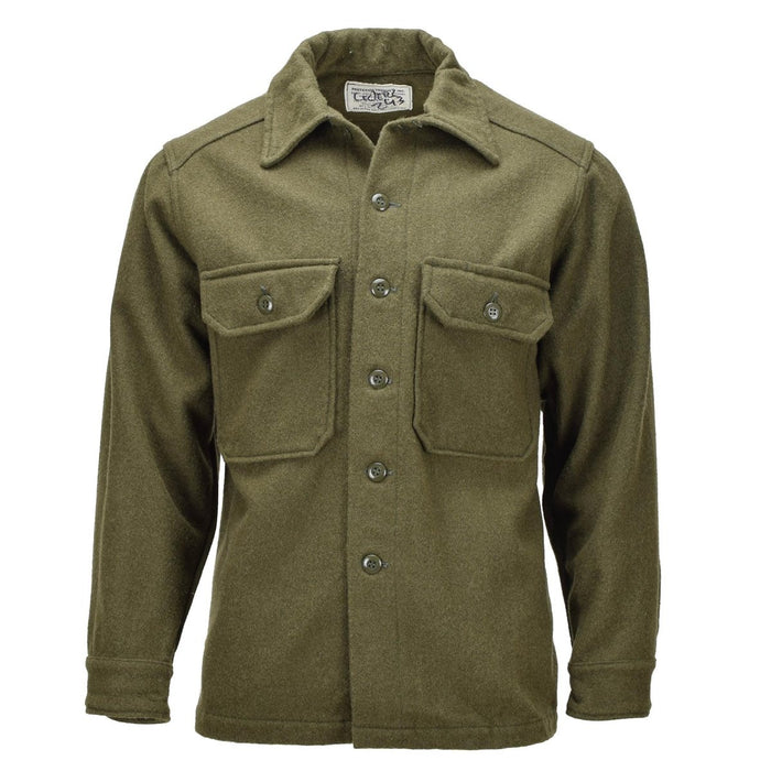 Original kanadensisk armé ullfältjacka Vintage Military Surplus Olive - GoMilitar