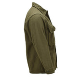 Original kanadensisk armé ullfältjacka Vintage Military Surplus Olive