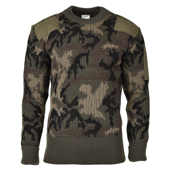 Original chilensk armétröja tröja kamouflage bodywarmer stickad tröja NYHET - GoMilitar