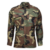 Original kroatiska militära utgåva skjorta bomull bdu skog camo armé överskott ny