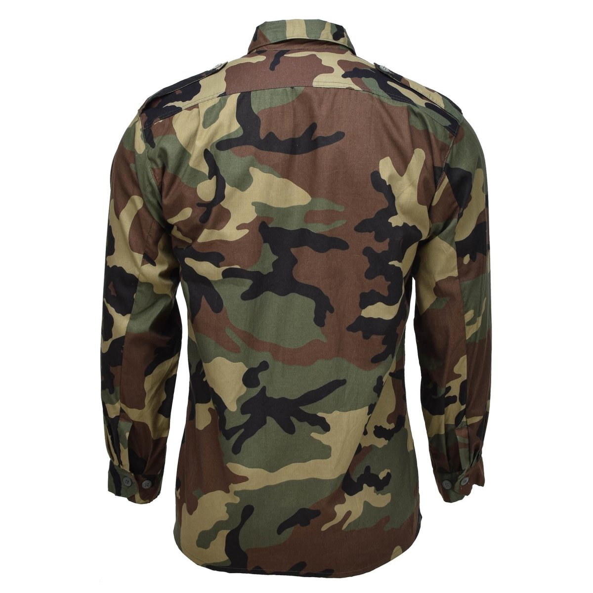 Original kroatiska militära utgåva skjorta bomull bdu skog camo armé överskott ny