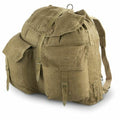 Original Czech Army M60 Canvas ryggsäck Vintage Military Backpack Y-remmar