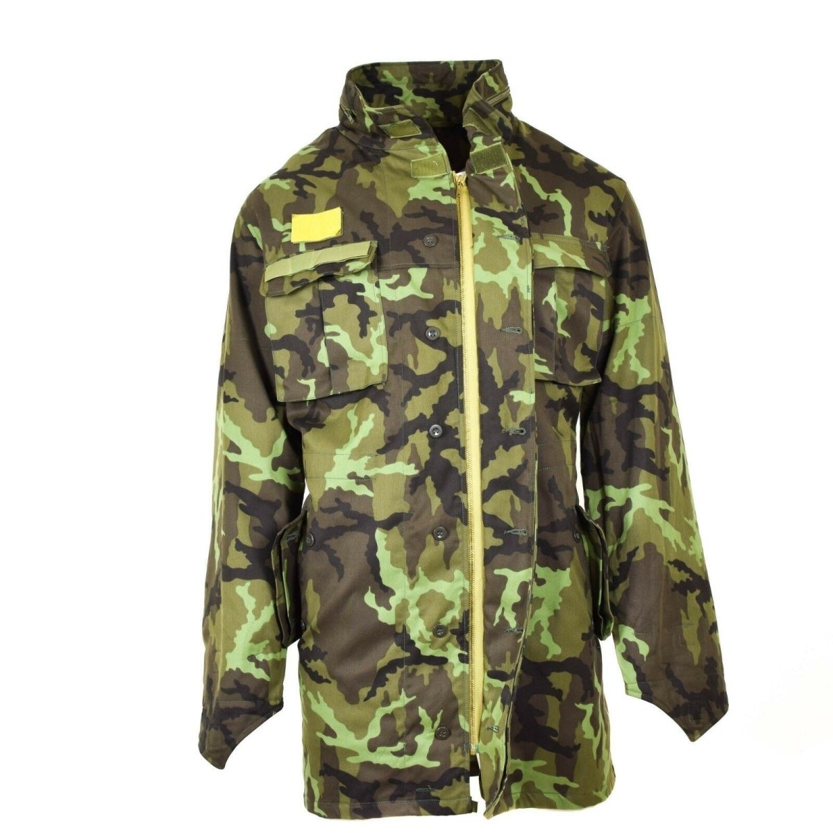 Original tjeckisk armé militär strid CZ 95 Camo Field Jacka Parka Ny