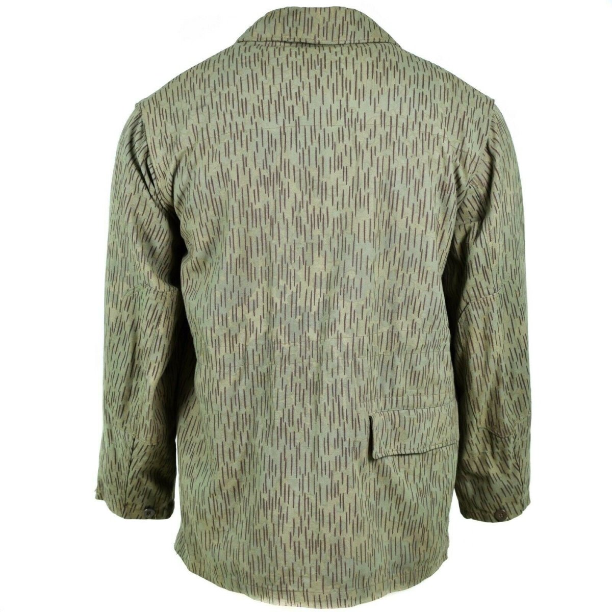 Original tjeckiska arméns militära strid M60 Field Jacka Parka Rain Drop Camouflage