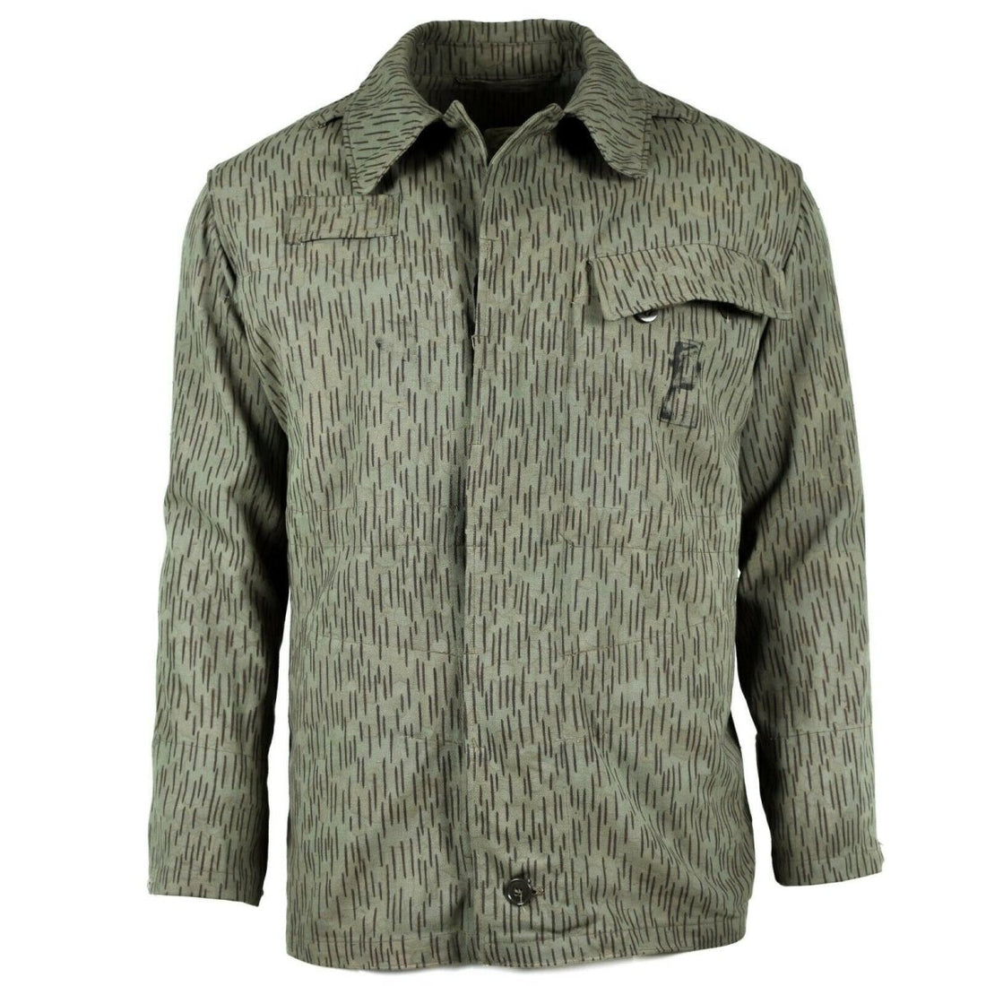 Original tjeckiska arméns militära strid M60 Field Jacka Parka Rain Drop Camouflage