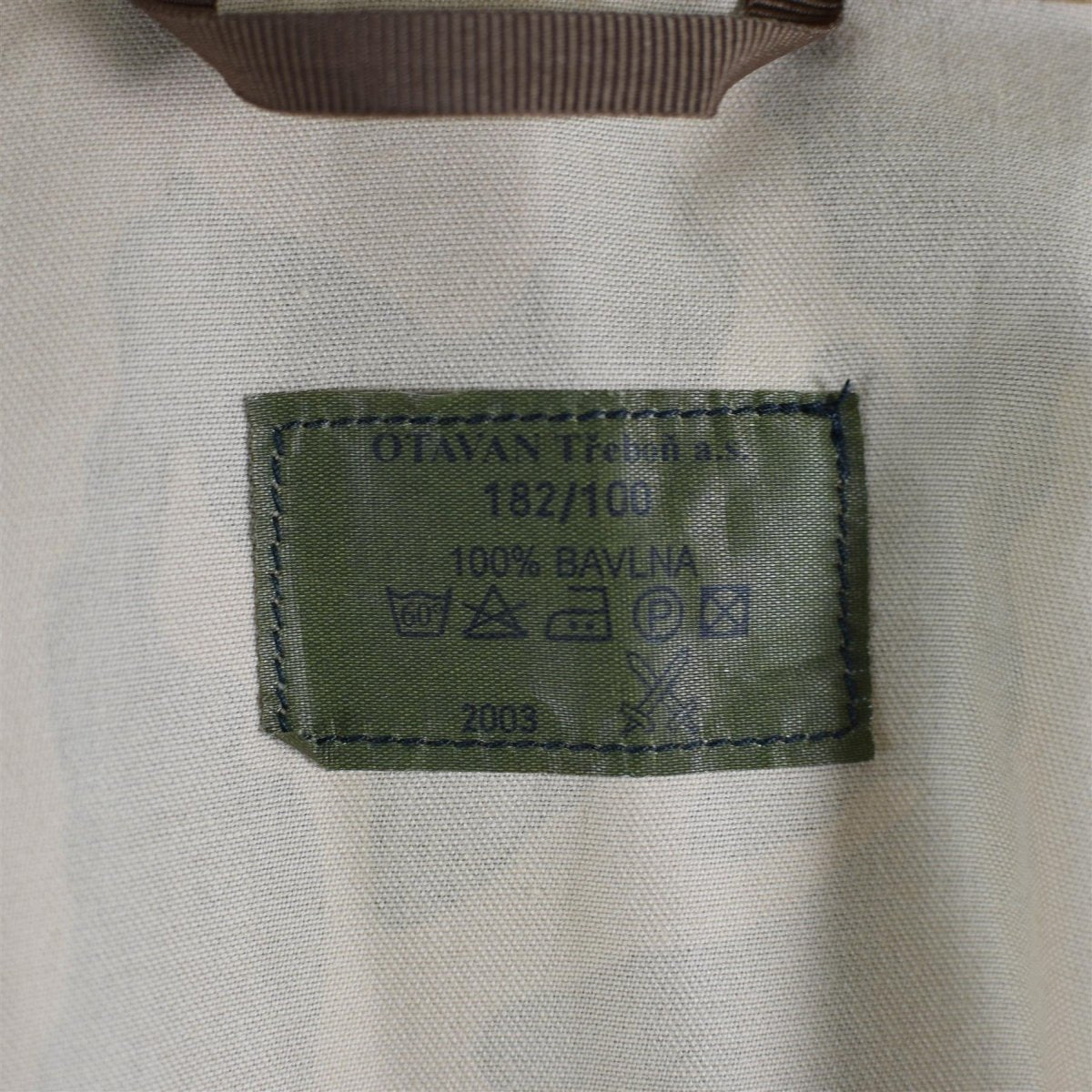 Original tjeckisk armé parka vindtät jacka bdu öken camo militäröverskott nytt