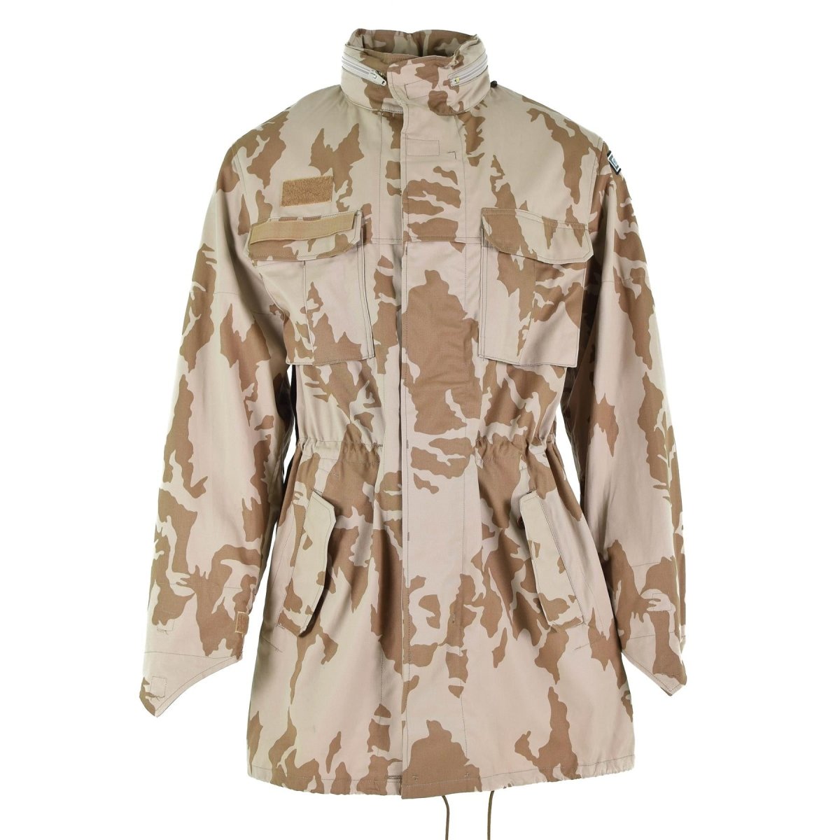 Original tjeckisk armé parka vindtät jacka bdu öken camo militäröverskott nytt