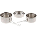Original tjeckisk armé rostfritt stål mess tenn set camping utomhus matlagning panna