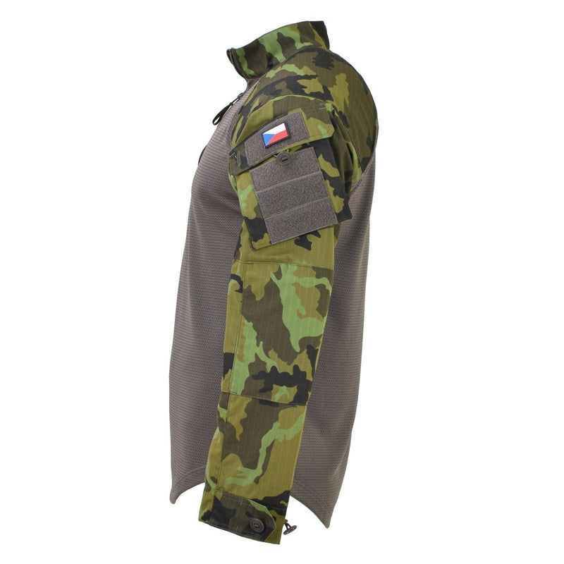 Original tjeckisk armé taktisk stridskjortor ubac skogskamo långärmad ny
