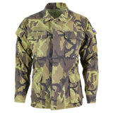 Original tjeckiska armé trupper fältjacka blad camo mönster parka militäröverskott