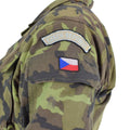 Original tjeckiska armé trupper fältjacka blad camo mönster parka militäröverskott