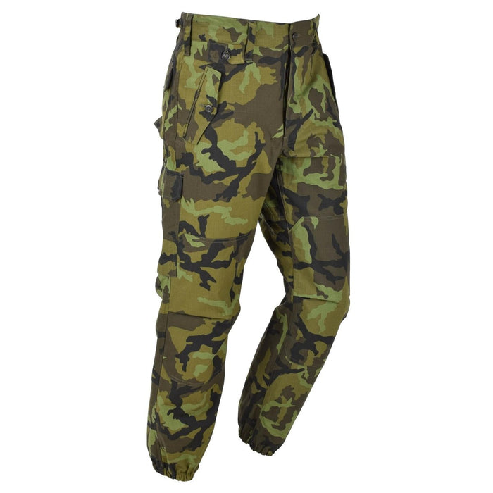 Original Czech Military M95 Field Pants RipStop Stora fickor Vizor 95 Camo - GoMilitar