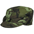 Original tjeckiska militär M95 Woodland Camouflage Field Combat Cap Neck Cover Ny