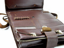Original tjeckisk militär axelväska Karta Case Document Case Brown Brown
