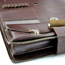 Original tjeckisk militär axelväska Karta Case Document Case Brown Brown