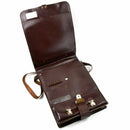 Original tjeckisk militär axelväska Karta Case Document Case Brown Brown