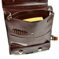 Original tjeckisk militär axelväska Karta Case Document Case Brown Brown