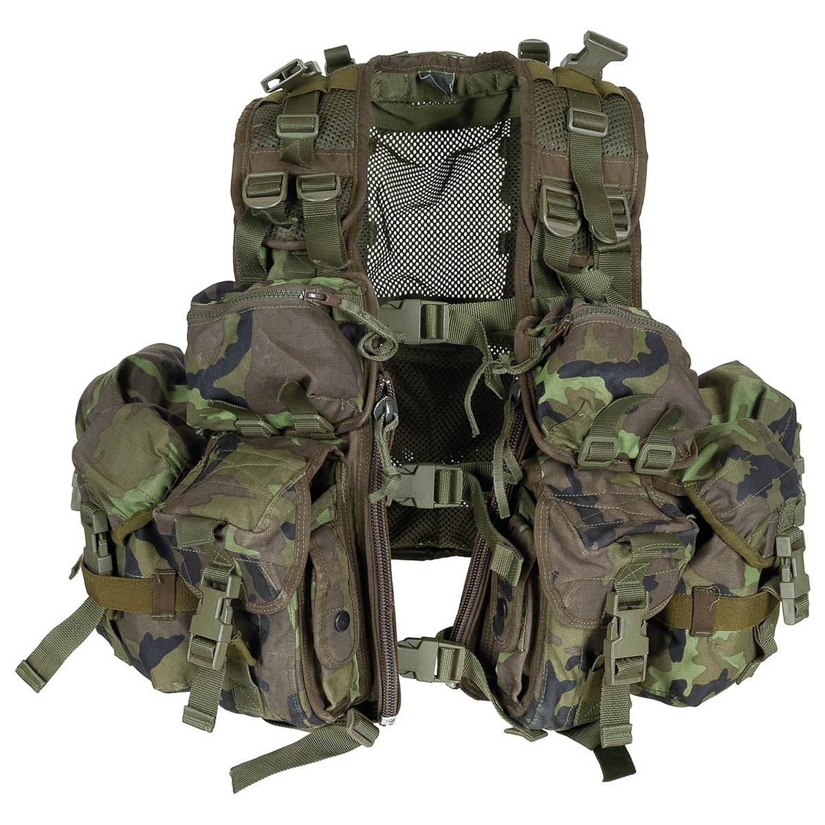 Original tjeckisk militär taktisk väst Combat lastbärande system M95 Camo