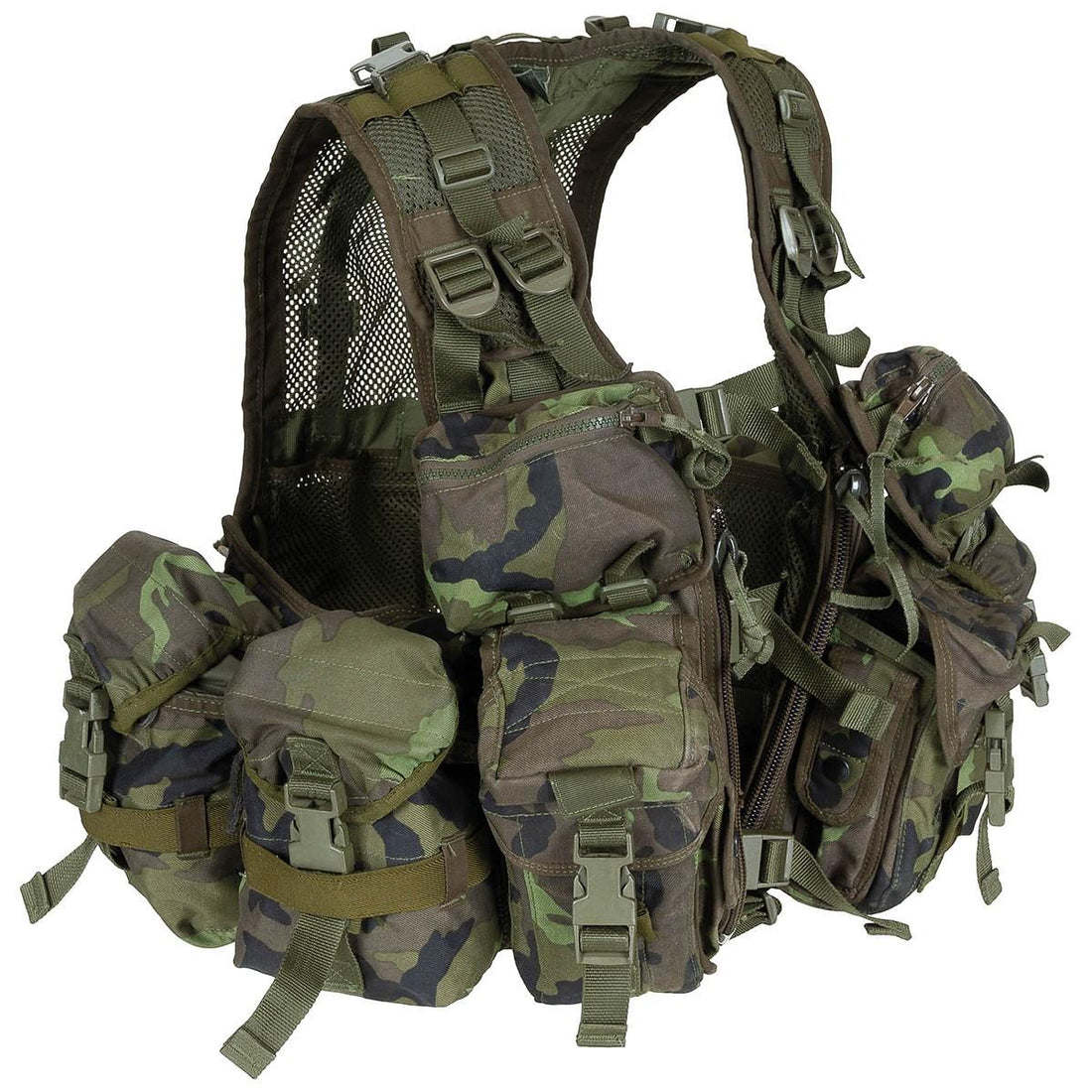 Original tjeckisk militär taktisk väst Combat lastbärande system M95 Camo