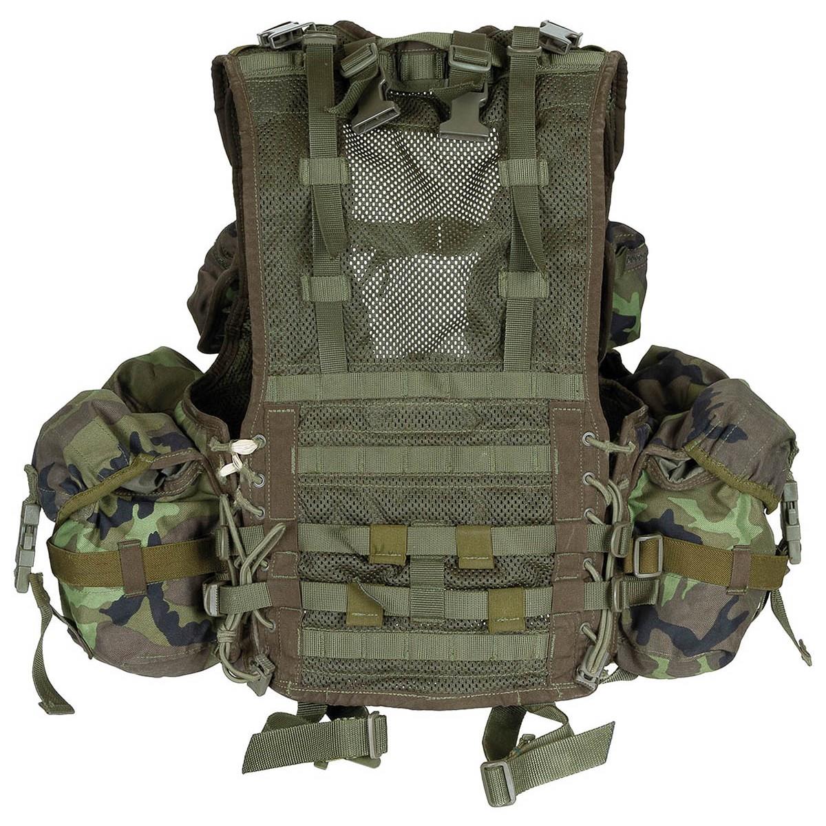 Original tjeckisk militär taktisk väst Combat lastbärande system M95 Camo