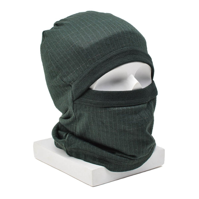 Original dansk armé olivbalaclava brandskyddande lätt ansiktsmask NYHET - GoMilitar