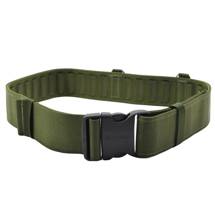 Original dansk armé taktiskt bälte oliv justerbart fältband strid NYHET - GoMilitar