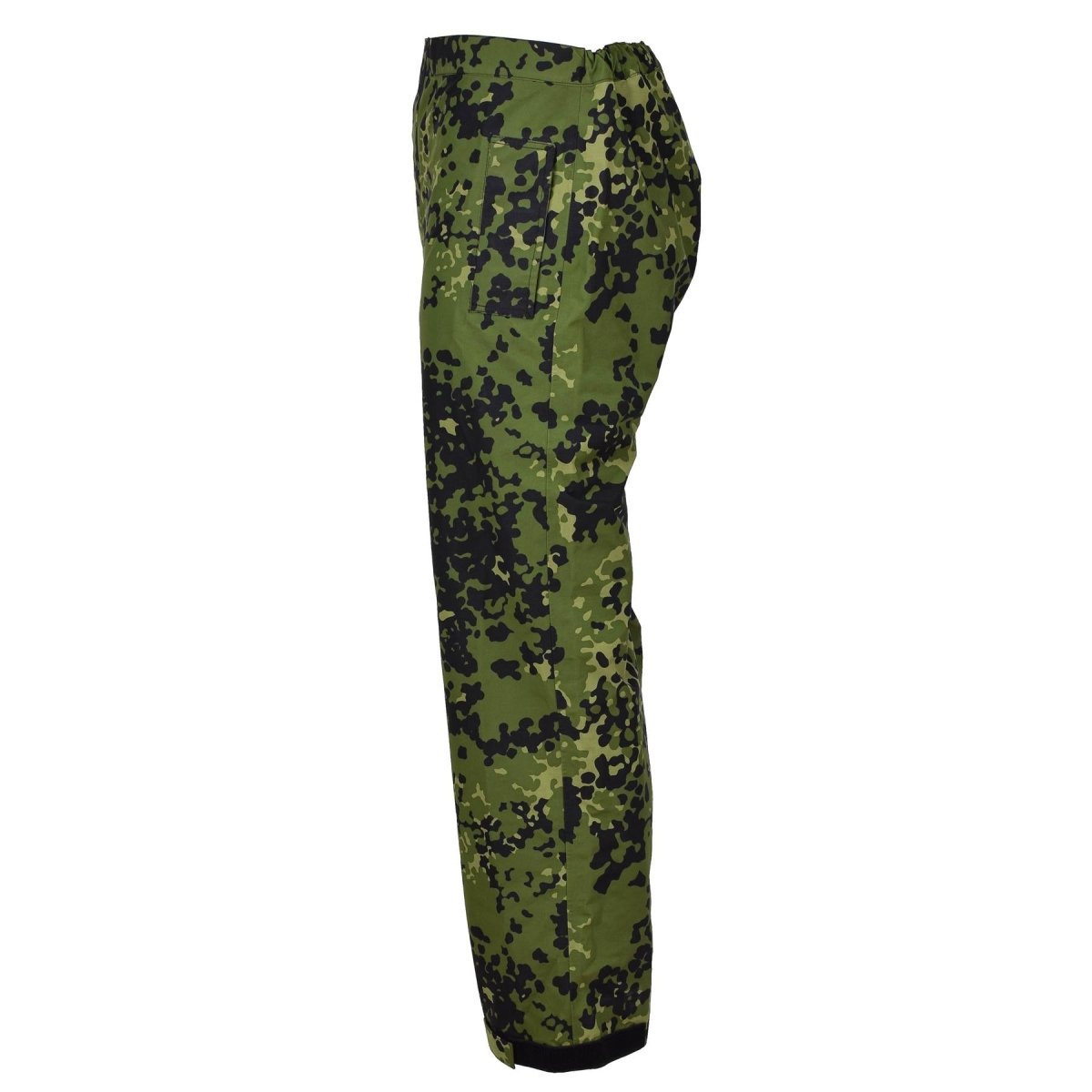 Original dansk militär camo m84 regnbyxor vattentäta elastiska byxor nya