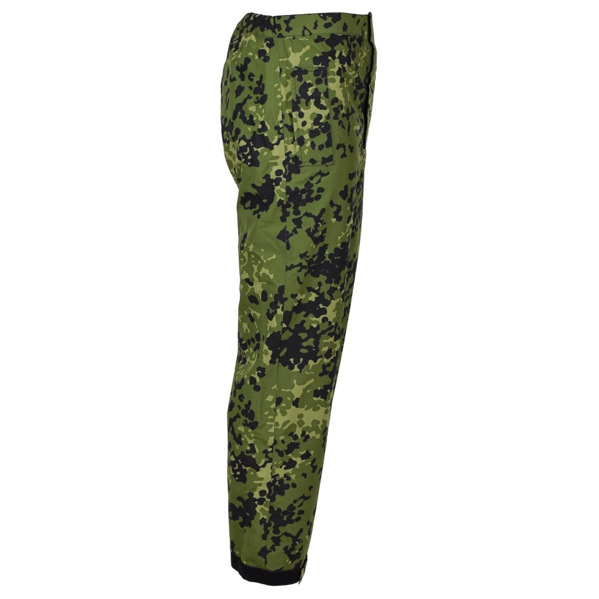 Original dansk militär camo m84 regnbyxor vattentäta elastiska byxor nya