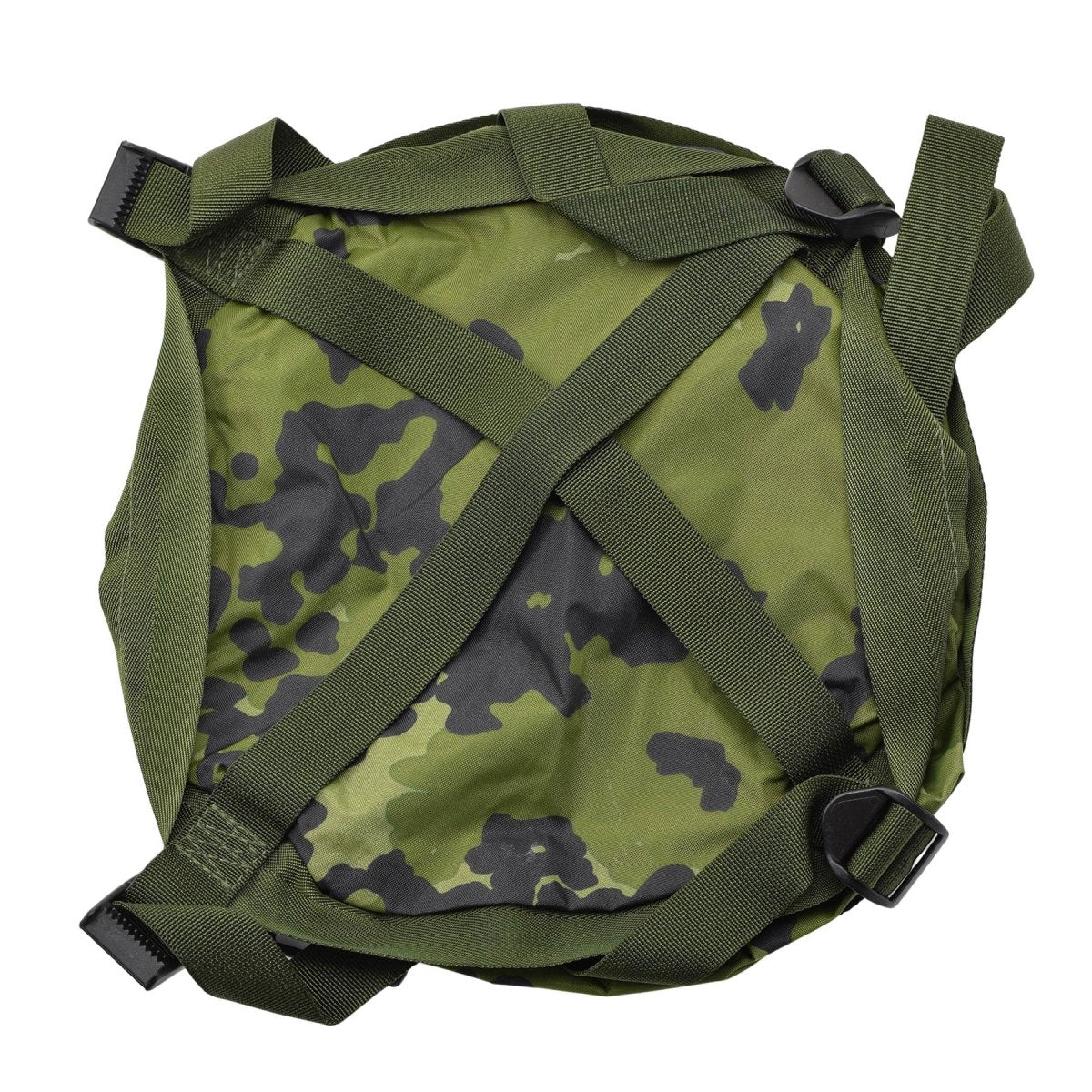 Original dansk militär kompressionsväska M84 Camo Pu Coated Lightweight New