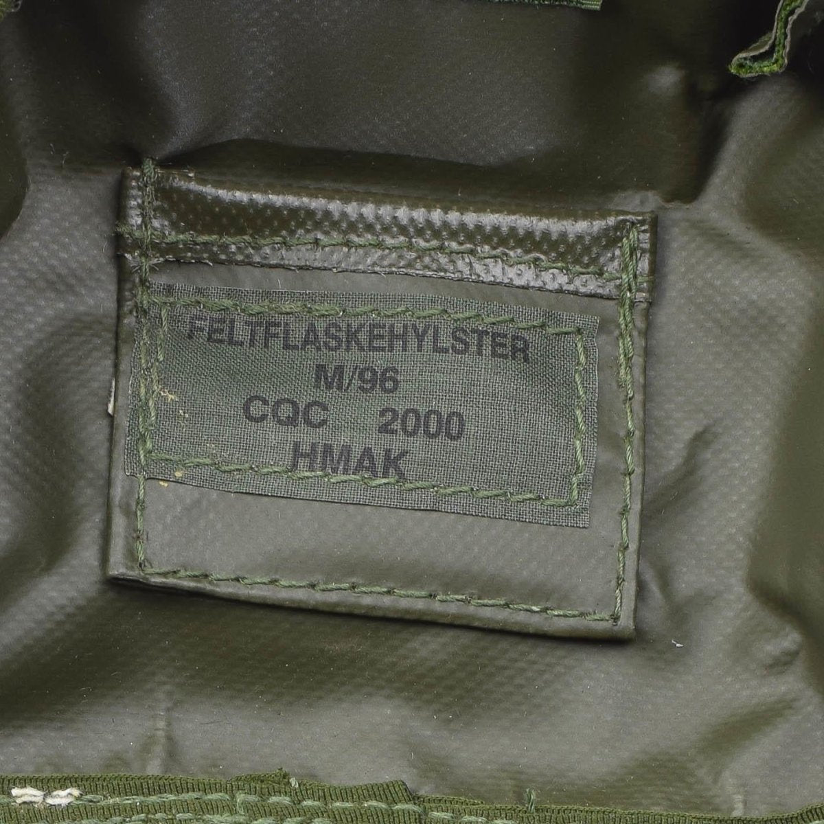Original dansk militärkolv Canteen Pouch Universal Attachment DK Camouflage
