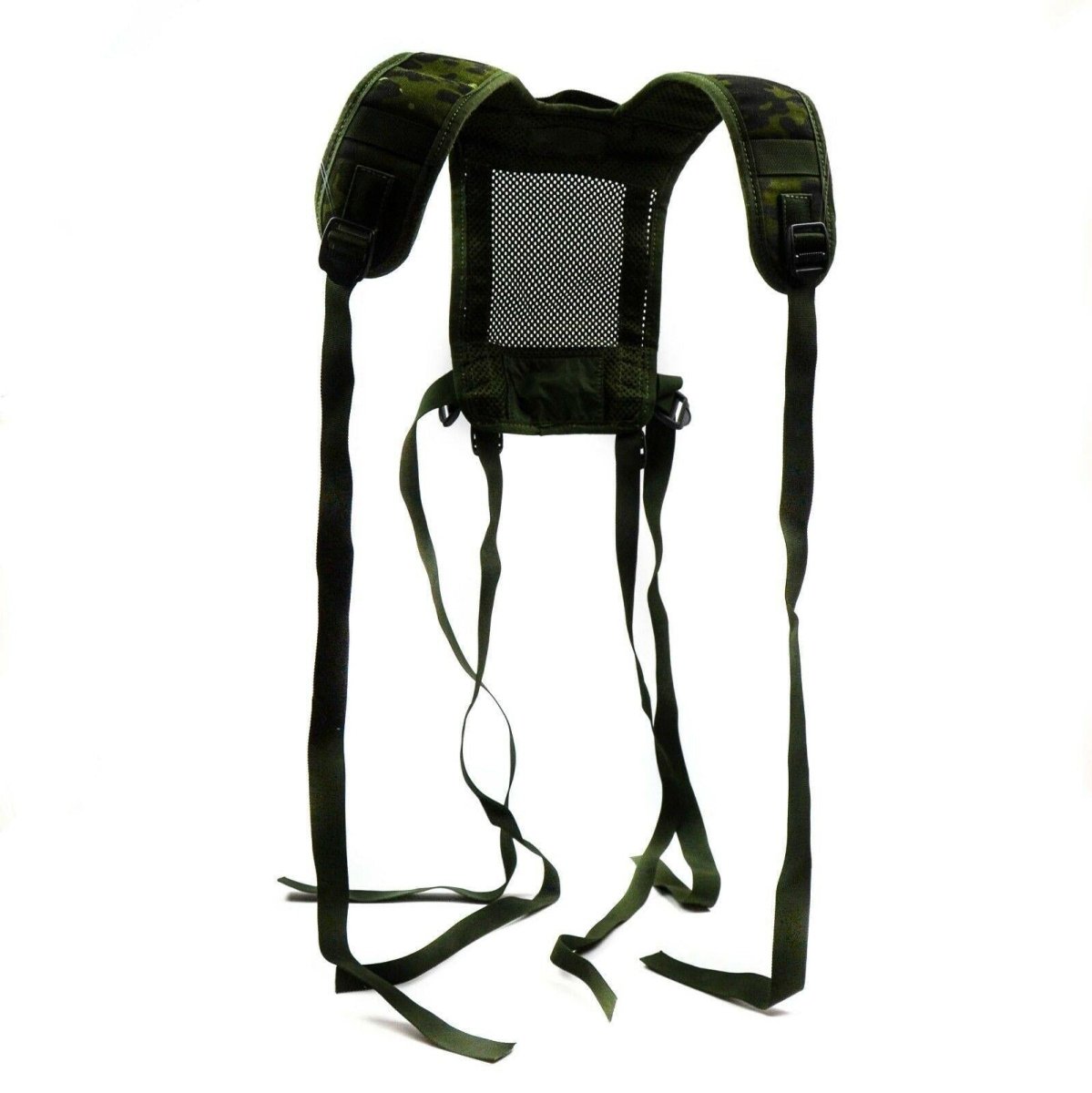 Original dansk militär M96 Camo Tactical Suspender justerbar webbing ny