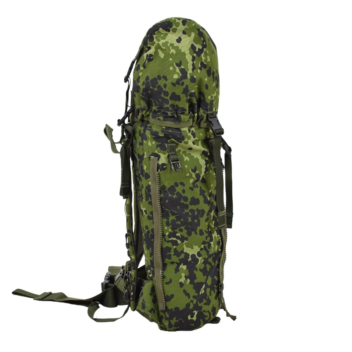 Original dansk militär ryggsäck M96 Camo 50l Tactical Rackpack Camping Bag Ny