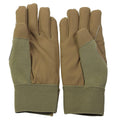 Original danska militära taktiska handskar vinter polycotton isolerade sandbrun